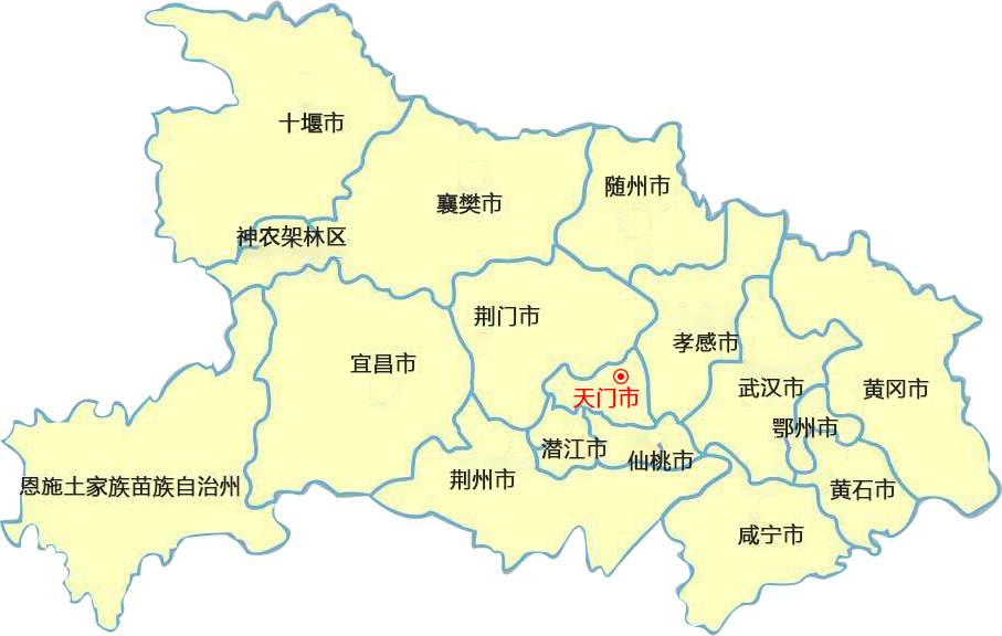 東豐天門物流公司的天門物流運輸地圖