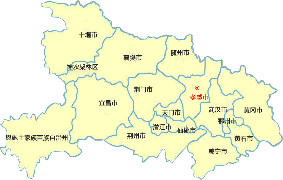 東豐孝感物流公司的孝感物流運輸地圖